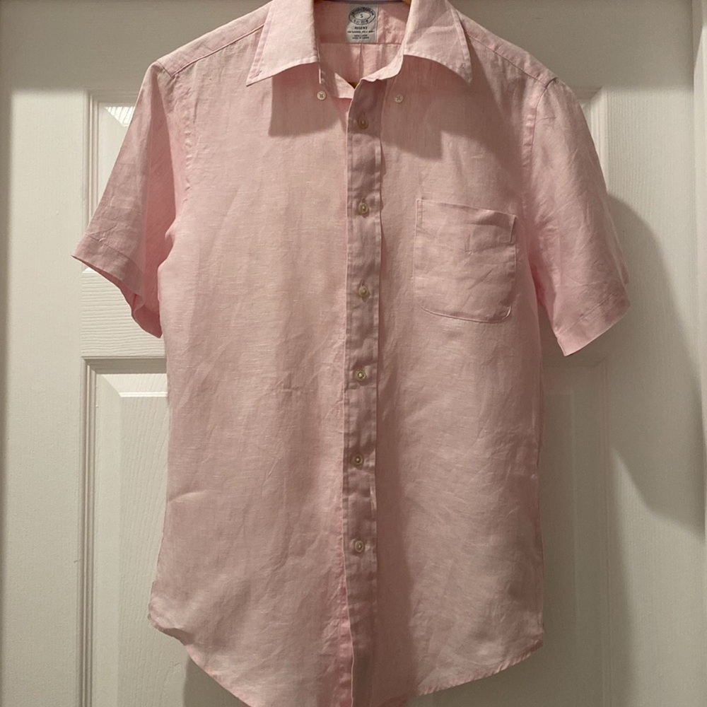 Brooks Brothers Pink Casual Button Down Shirt